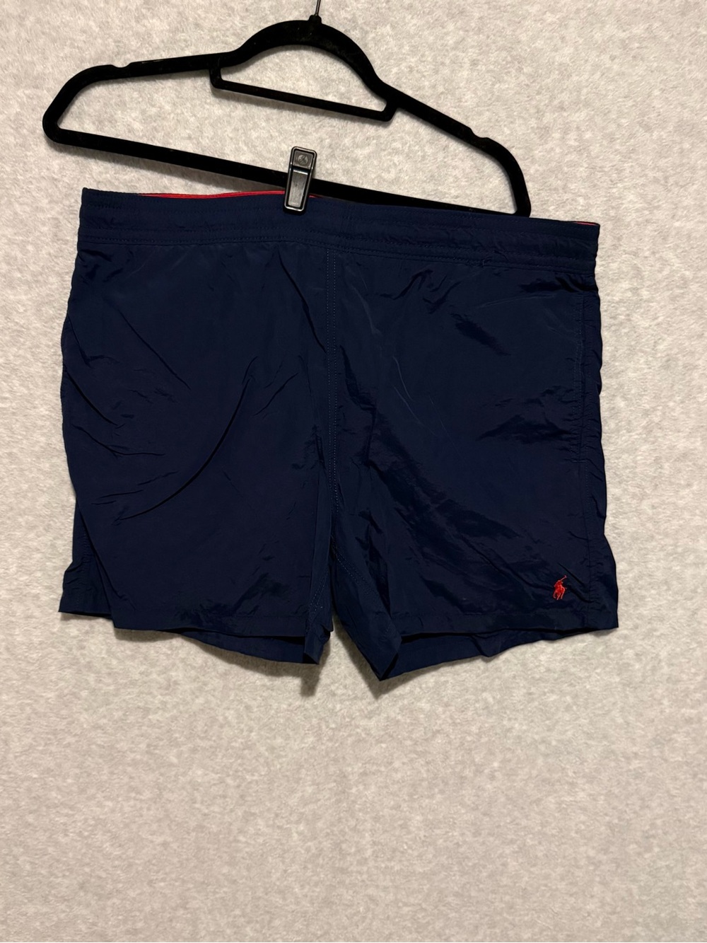Ralph Lauren Blue Swim Shorts with White Mesh Lining
